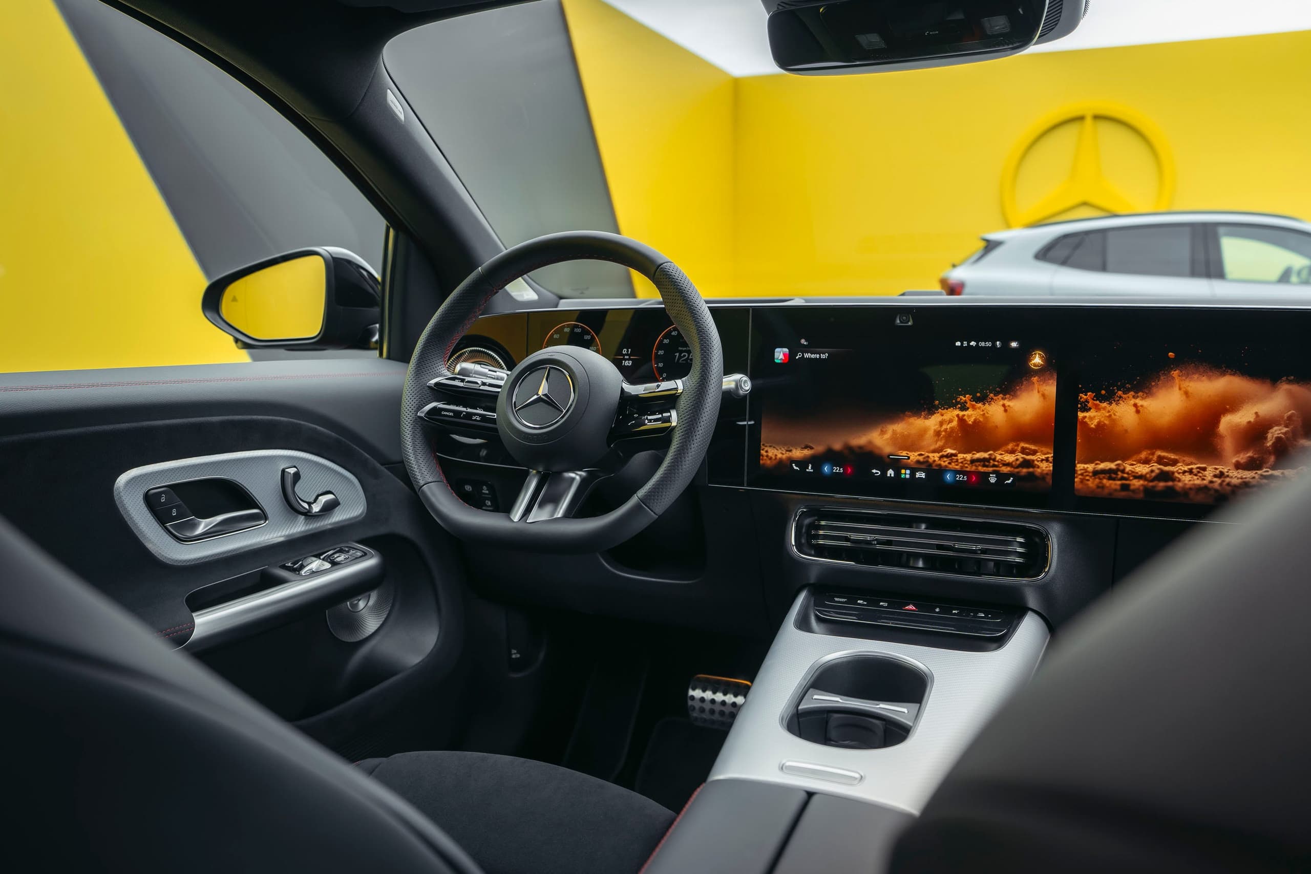 2028 Mercedes-Benz GLA-Class EV'nin İç Mekan Fotoğrafları