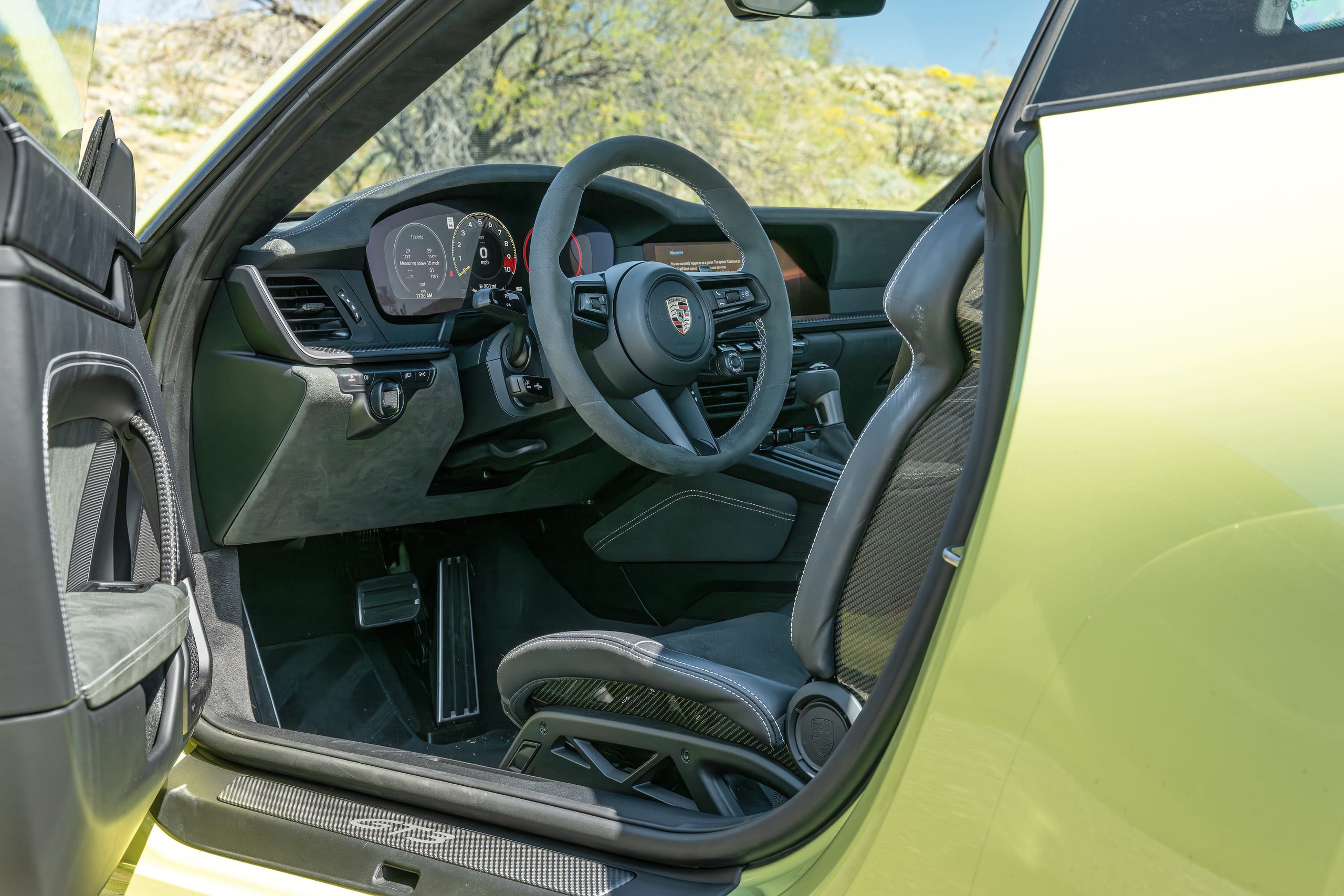 2026 Porsche 911 GT3'ün İç Mekan Fotoğrafları
